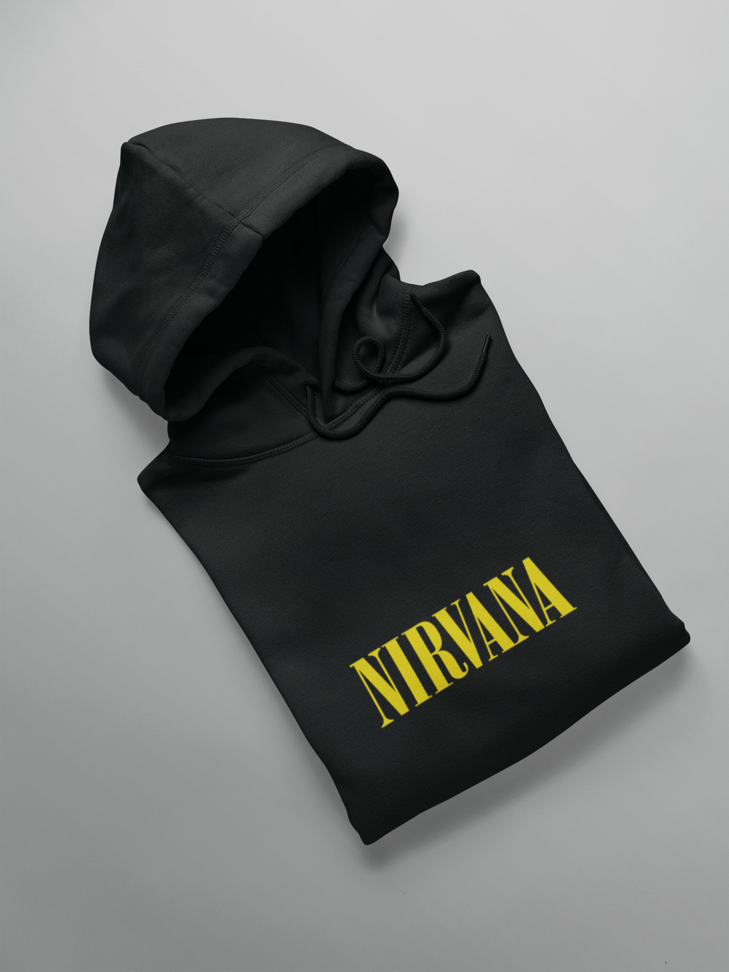 NIRVANA - WINTER HOODIES BLACK