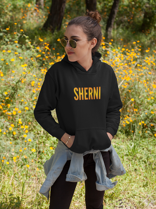 Sherni - Winter Hoodies ORANGE BLACK