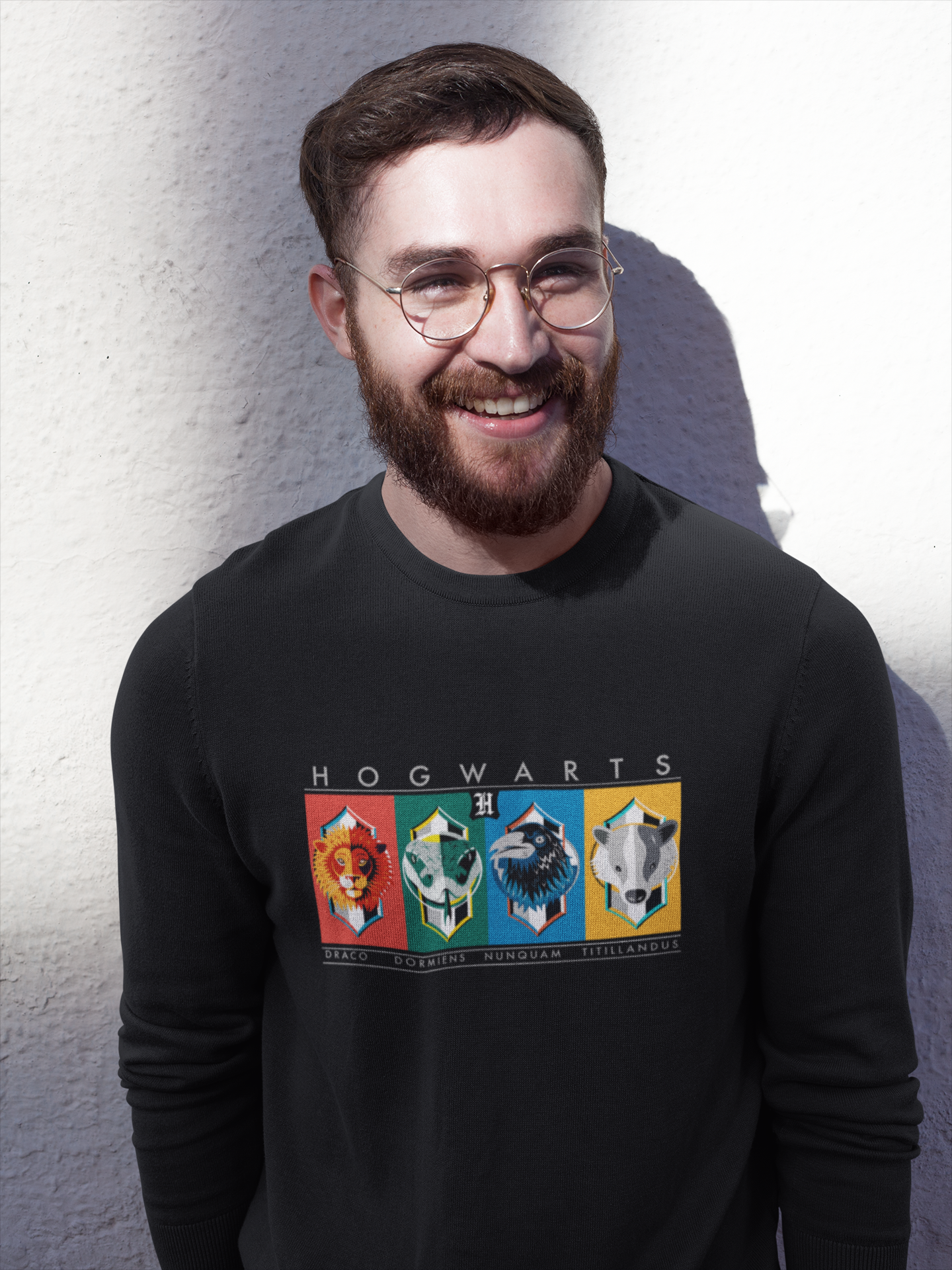 Hogwarts House : Harry Potter - Winter Sweatshirts BLACK