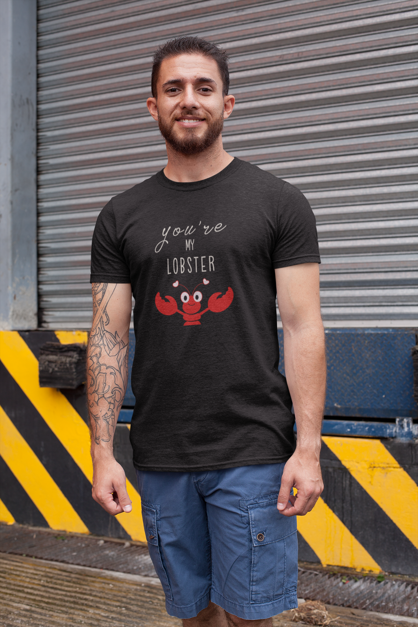 YOU'RE MY LOBSTER : FRIENDS - HALF-SLEEVE T-SHIRTS BLACK