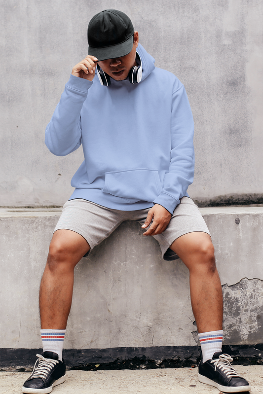 Basic Snow Blue Winter Hoodies SNOW BLUE