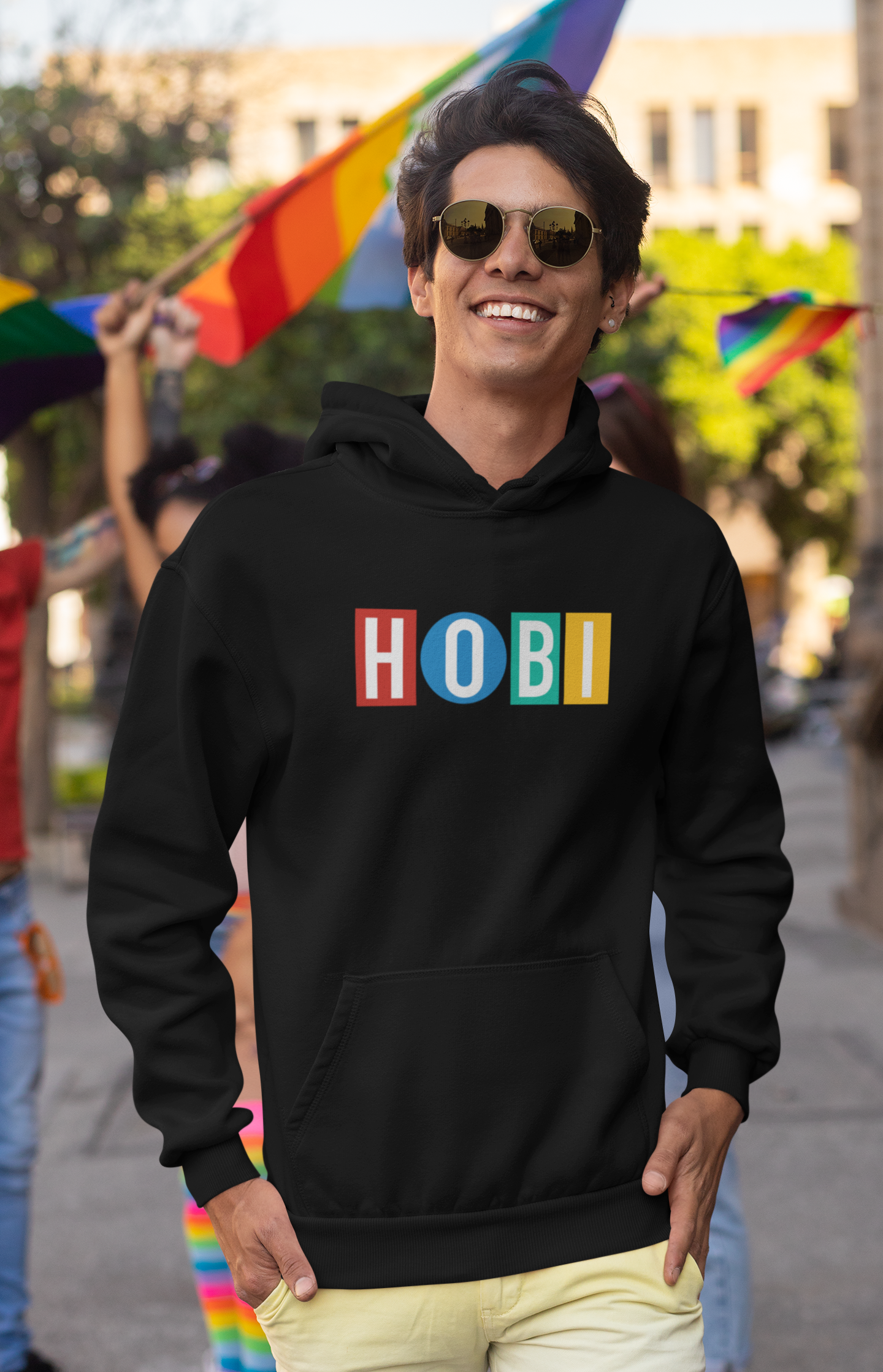 HOBI : BTS J HOPE - WINTER HOODIES BLACK