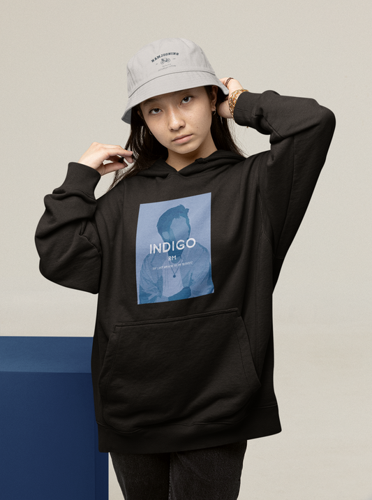 INDIGO/ RM: BTS - WINTER HOODIES BLACK