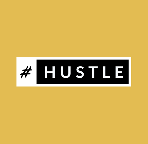 #HUSTLE HALF-SLEEVE T-SHIRT - ANTHERR
