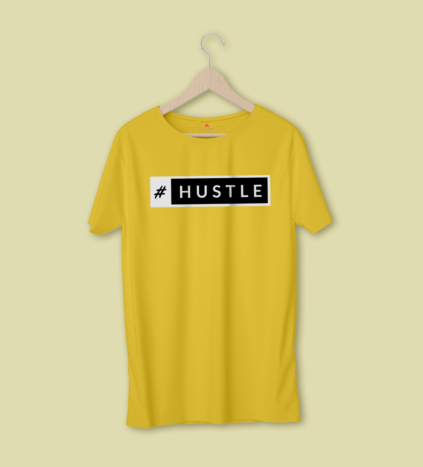 #HUSTLE HALF-SLEEVE T-SHIRT - ANTHERR