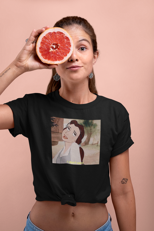 I Don'T Care: Aesthetic - Half Sleeve T-Shirts