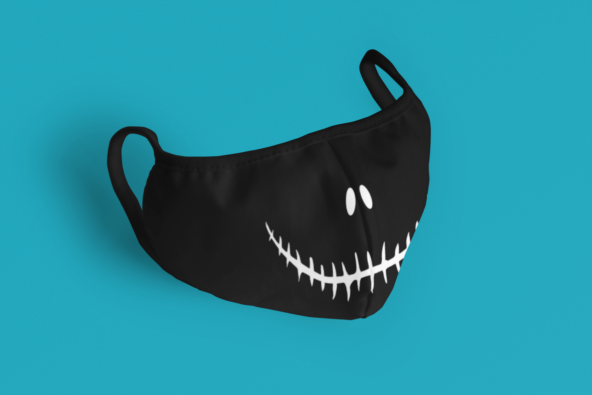 Devil Smile: Printed Tetra Shield Protection Mask