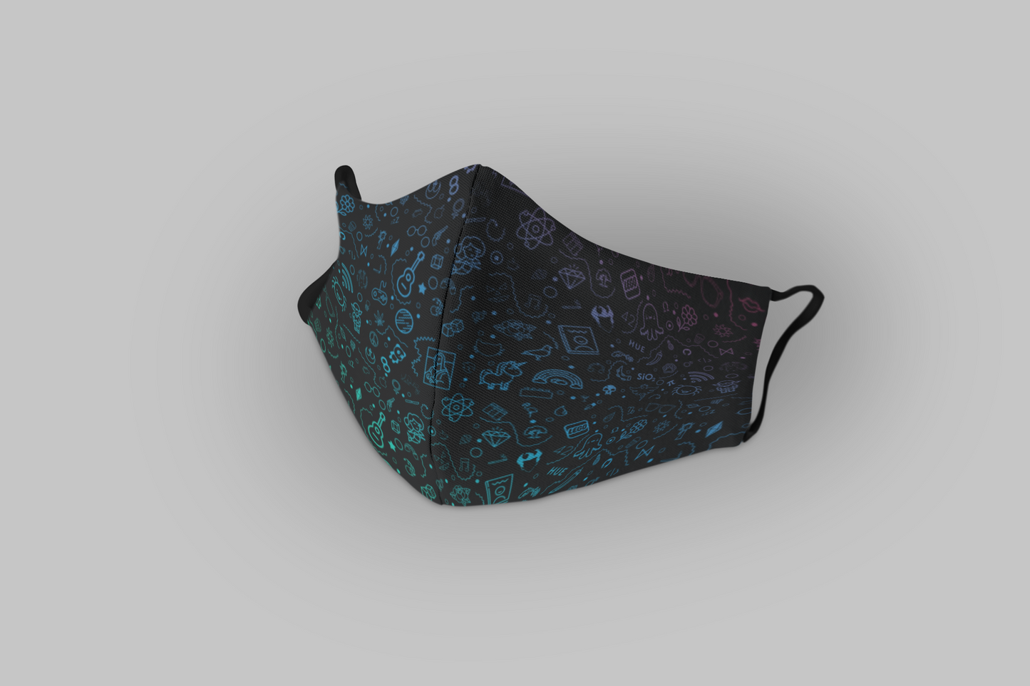 "Techy Doodle" : Tetra Shield Protection Mask (PACK OF 3)