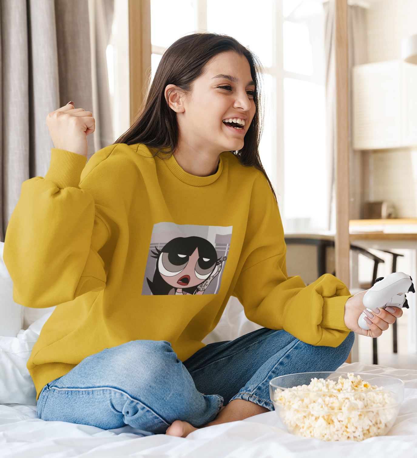 Buttercup Powerpuff Girls Winter Sweatshirts by ANTHERR