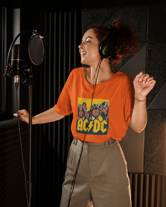 AC DC: Music & Bands- Half Sleeve T-Shirts