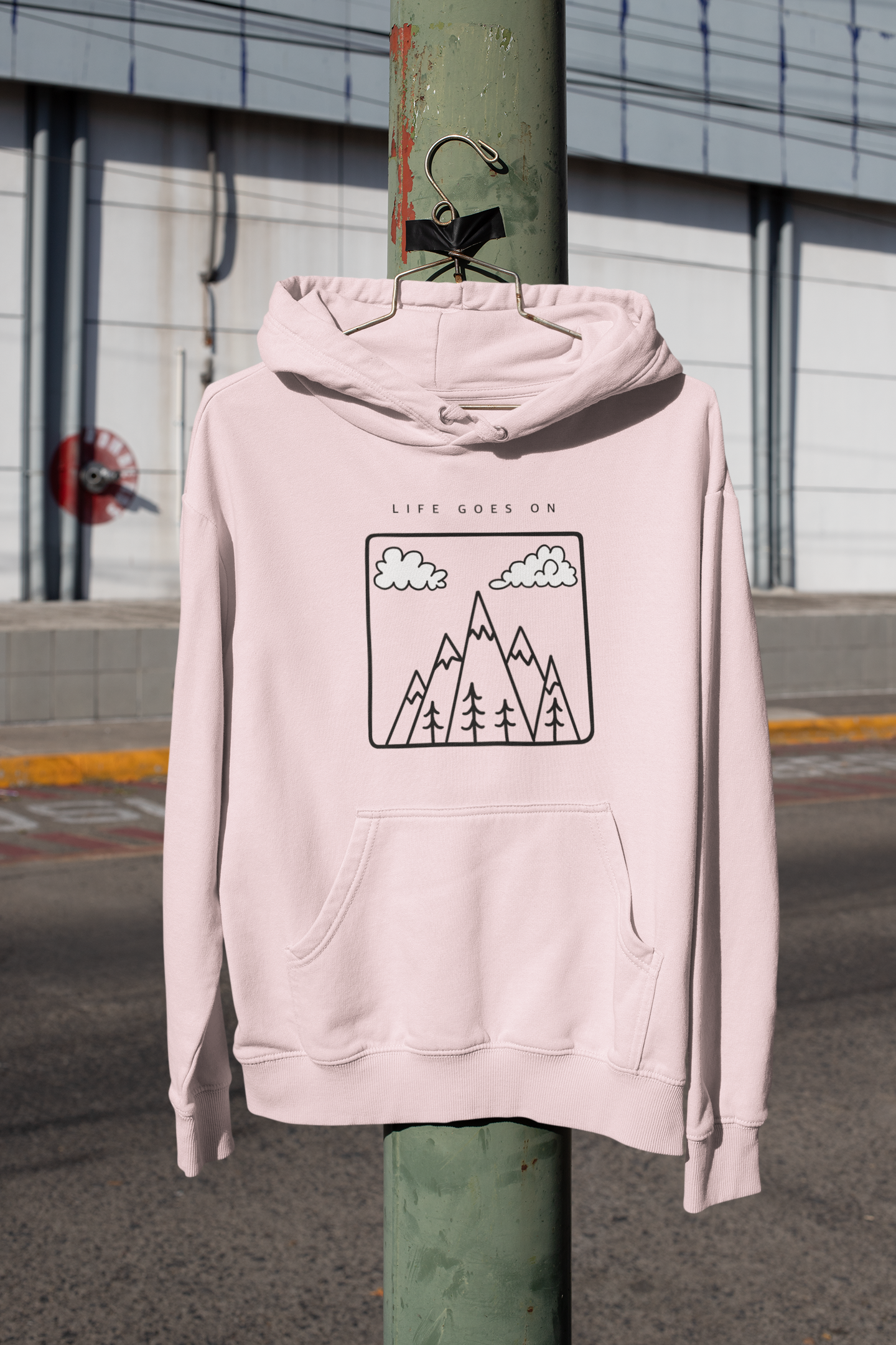 Life Goes On: BTS - WINTER HOODIES LIGHT BABY PINK