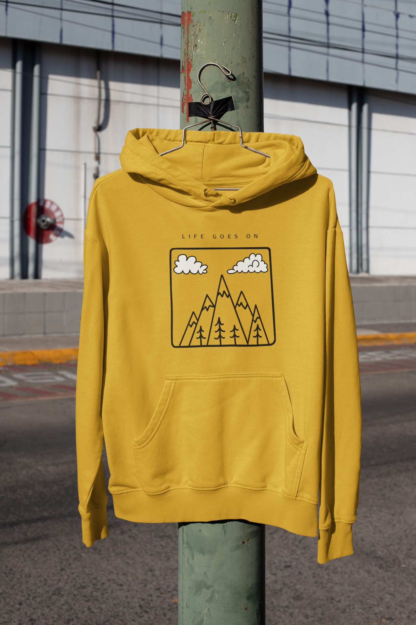 Life Goes On: BTS - WINTER HOODIES MUSTARD YELLOW