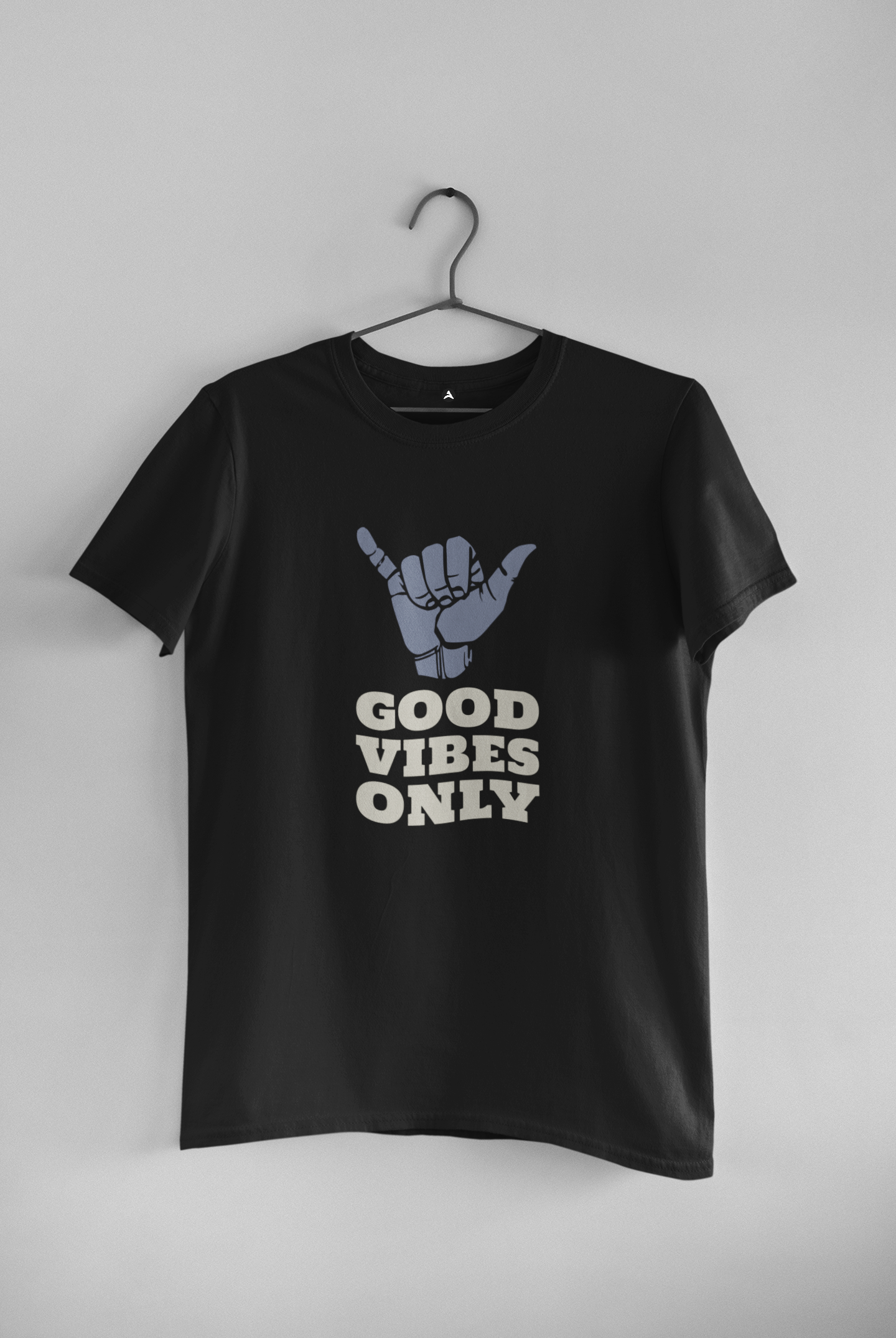 GOOD VIBES ONLY HALF-SLEEVE T-SHIRT