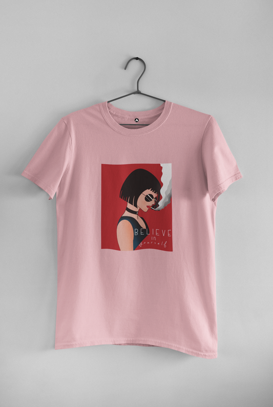 BELIEVE IN YOURSELF HALF SLEEVE T-SHIRTS