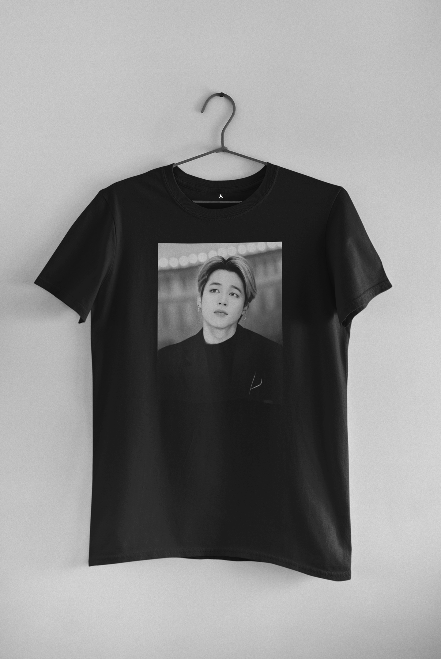 JIMIN : BTS-HALF-SLEEVE T-SHIRTS BLACK