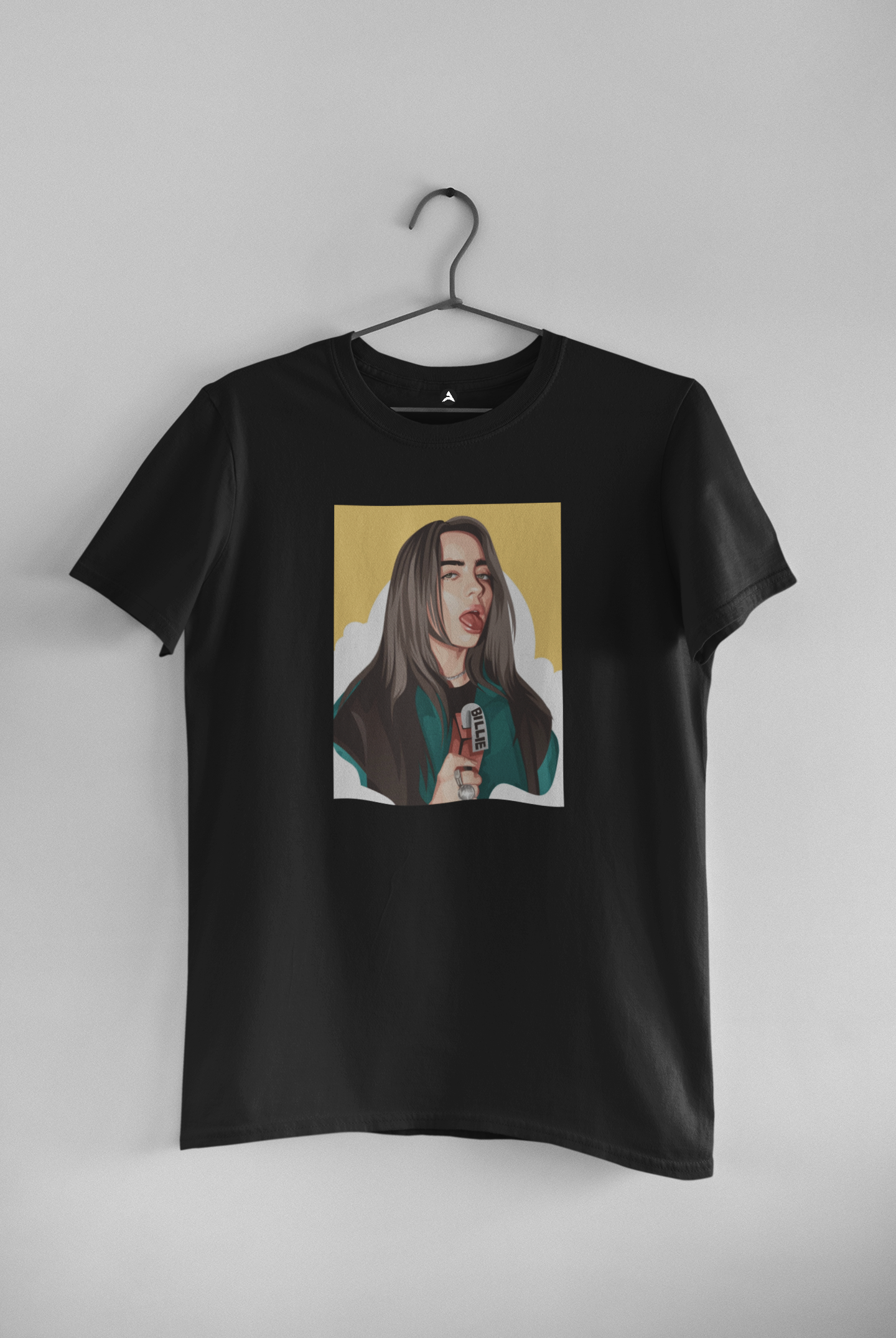 Billie: Aesthetic - Half Sleeve T-Shirts BLACK