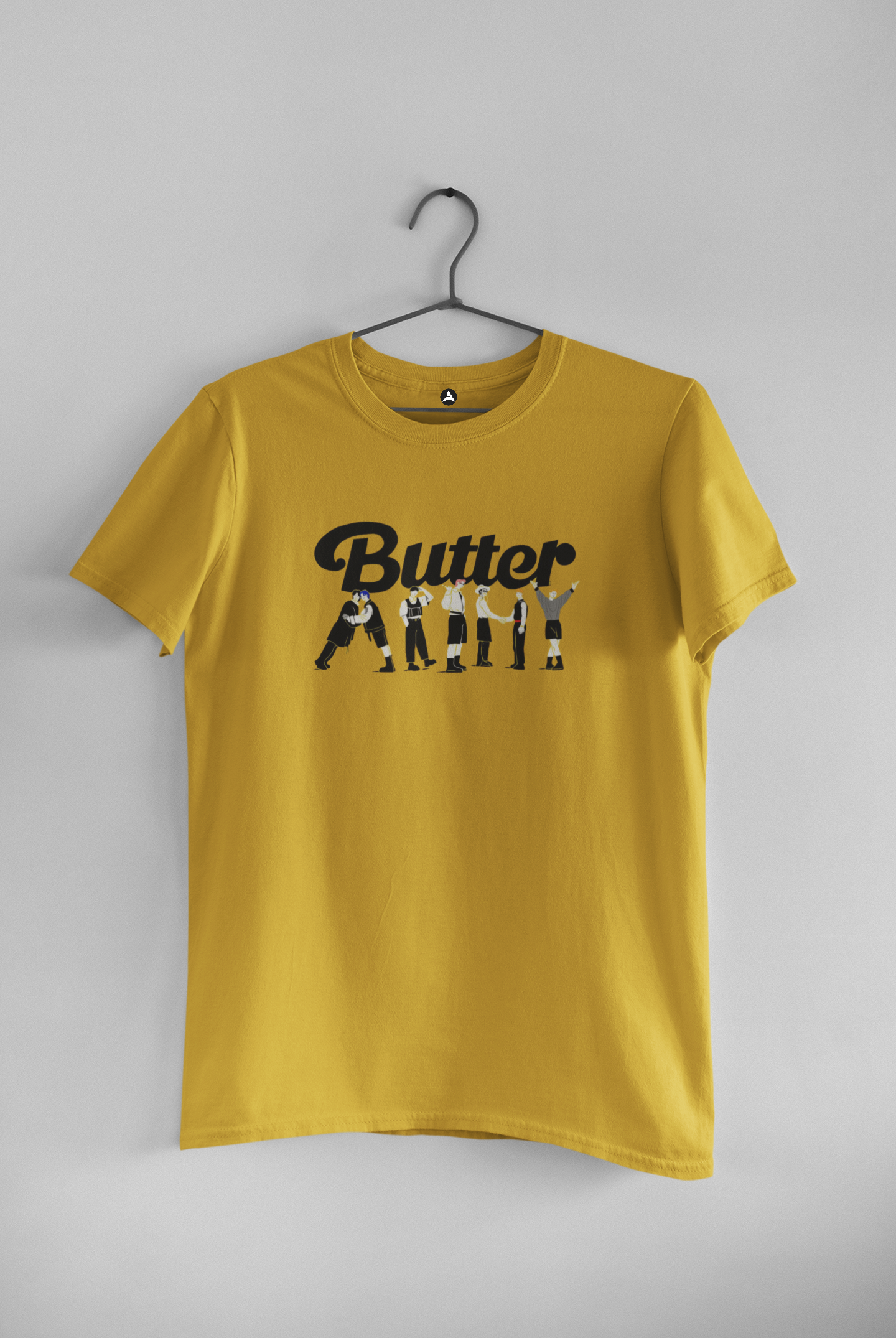 Butter: BTS Buddies : BTS - HALF-SLEEVE T-SHIRTS MUSTARD YELLOW
