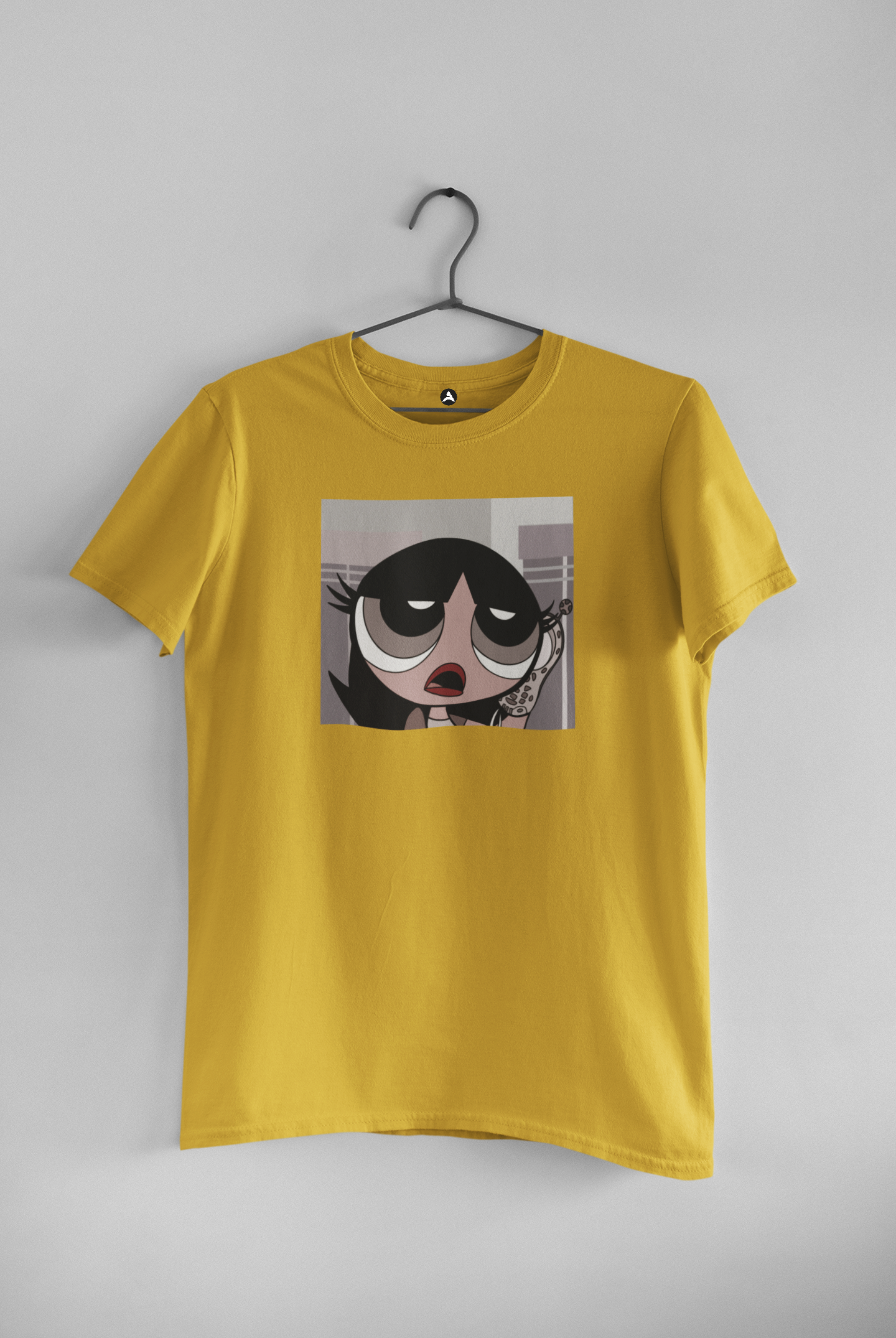 Buttercup- POWERPUFF GIRLS : HALF SLEEVE T-SHIRT YELLOW