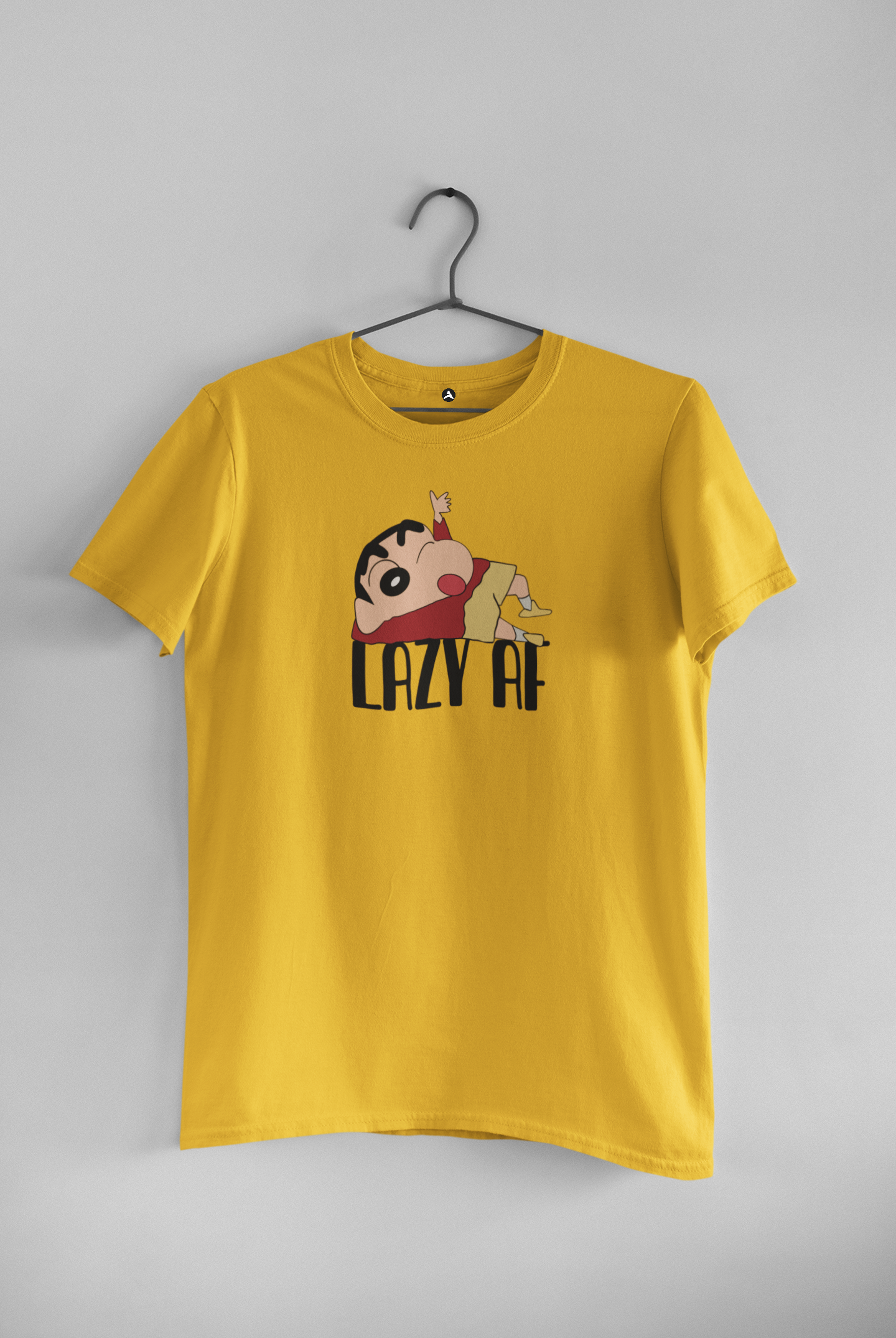 LAZY AF : SHINCHAN - HALF-SLEEVE T-SHIRTS YELLOW