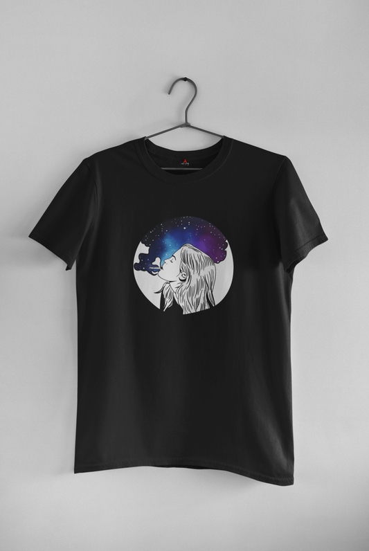 " SMOKEY GALAXY " HALF-SLEEVE T-SHIRTS