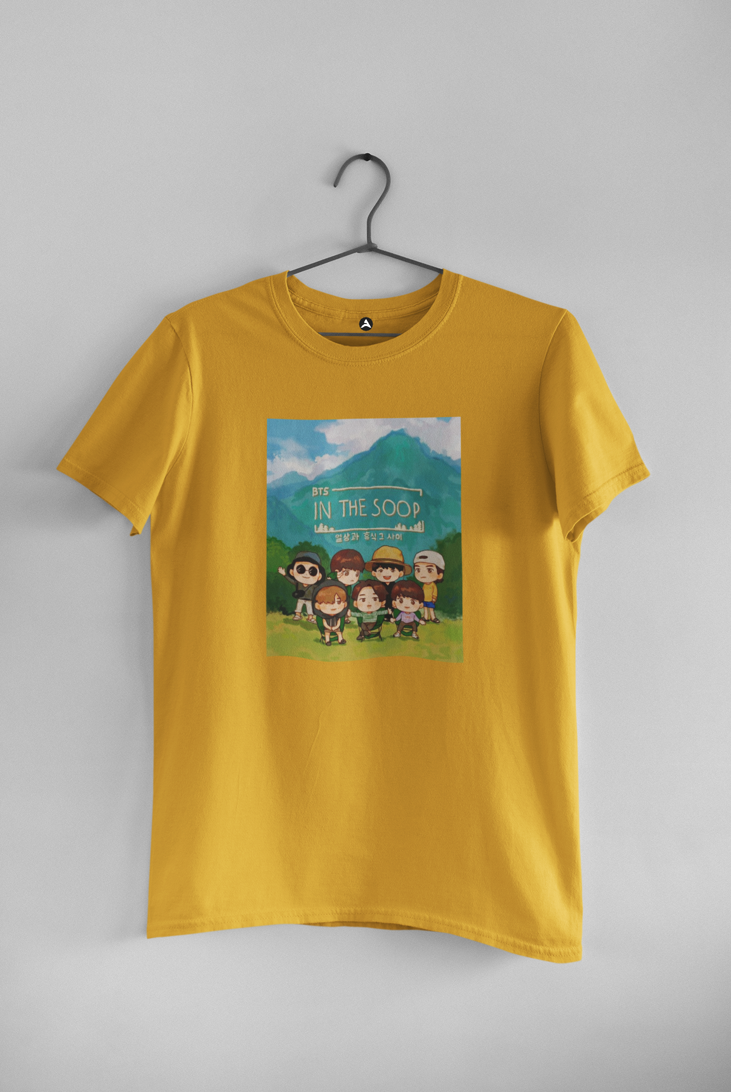 BTS: In The Soop - HALF-SLEEVE T-SHIRTS YELLOW