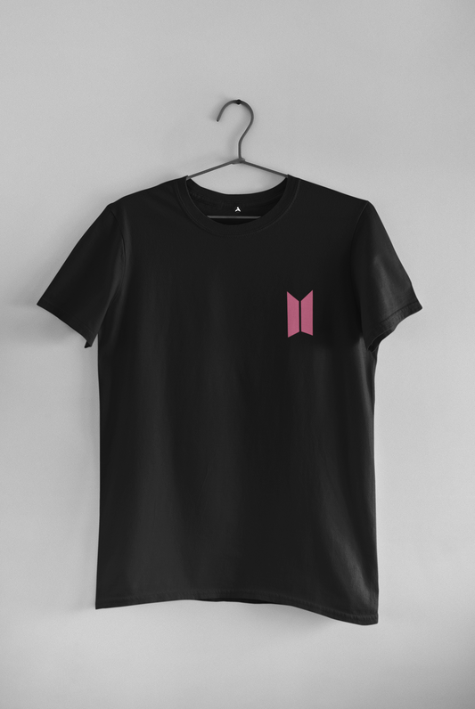 BTS LOGO POCKET DESIGN - HALF-SLEEVE T-SHIRTS