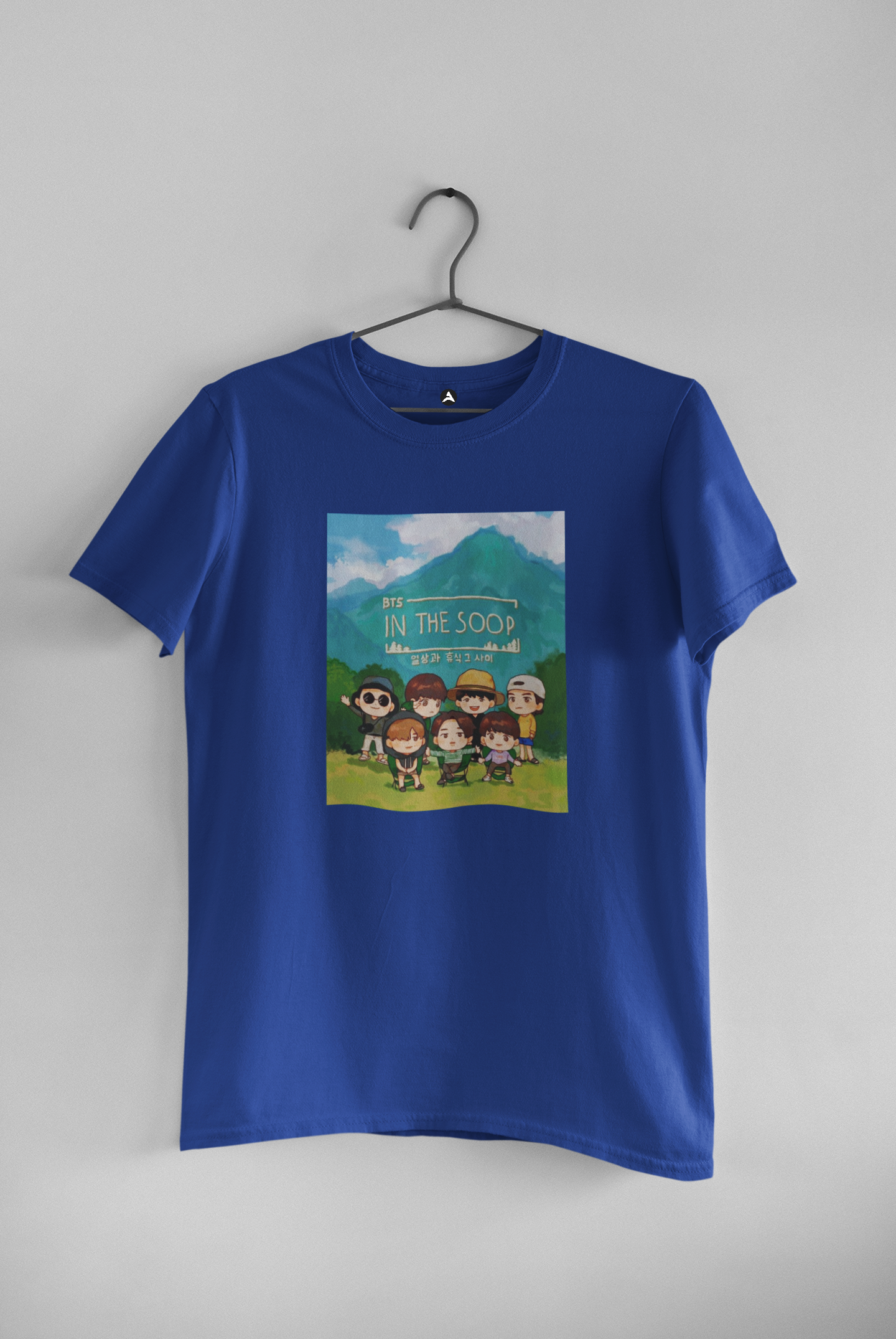 BTS: In The Soop - HALF-SLEEVE T-SHIRTS ROYAL BLUE