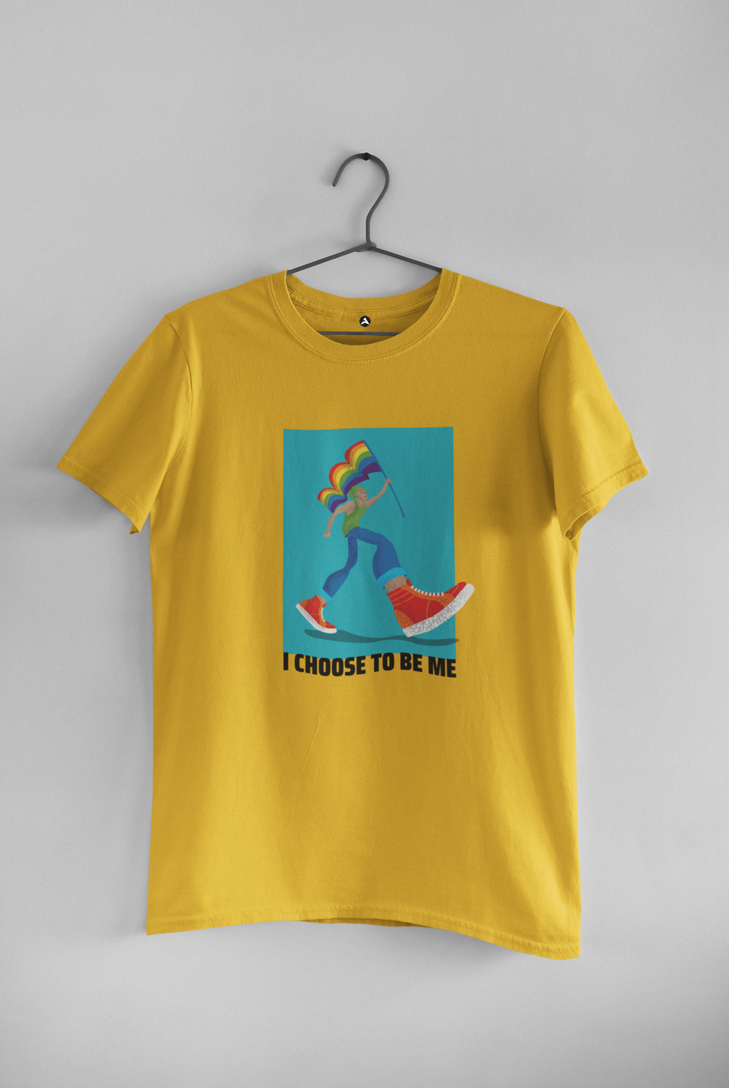 I CHOOSE TO BE ME HALF-SLEEVE T-SHIRT.