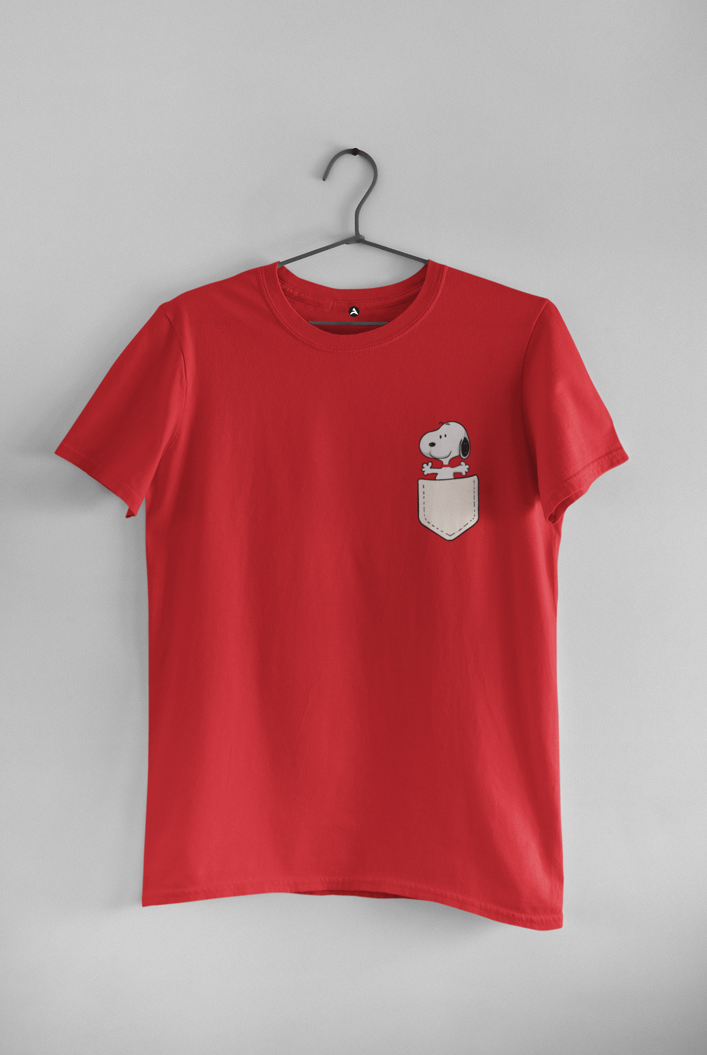 Snoopy : The Peanuts HALF-SLEEVE POCKET DESIGN T-SHIRTS