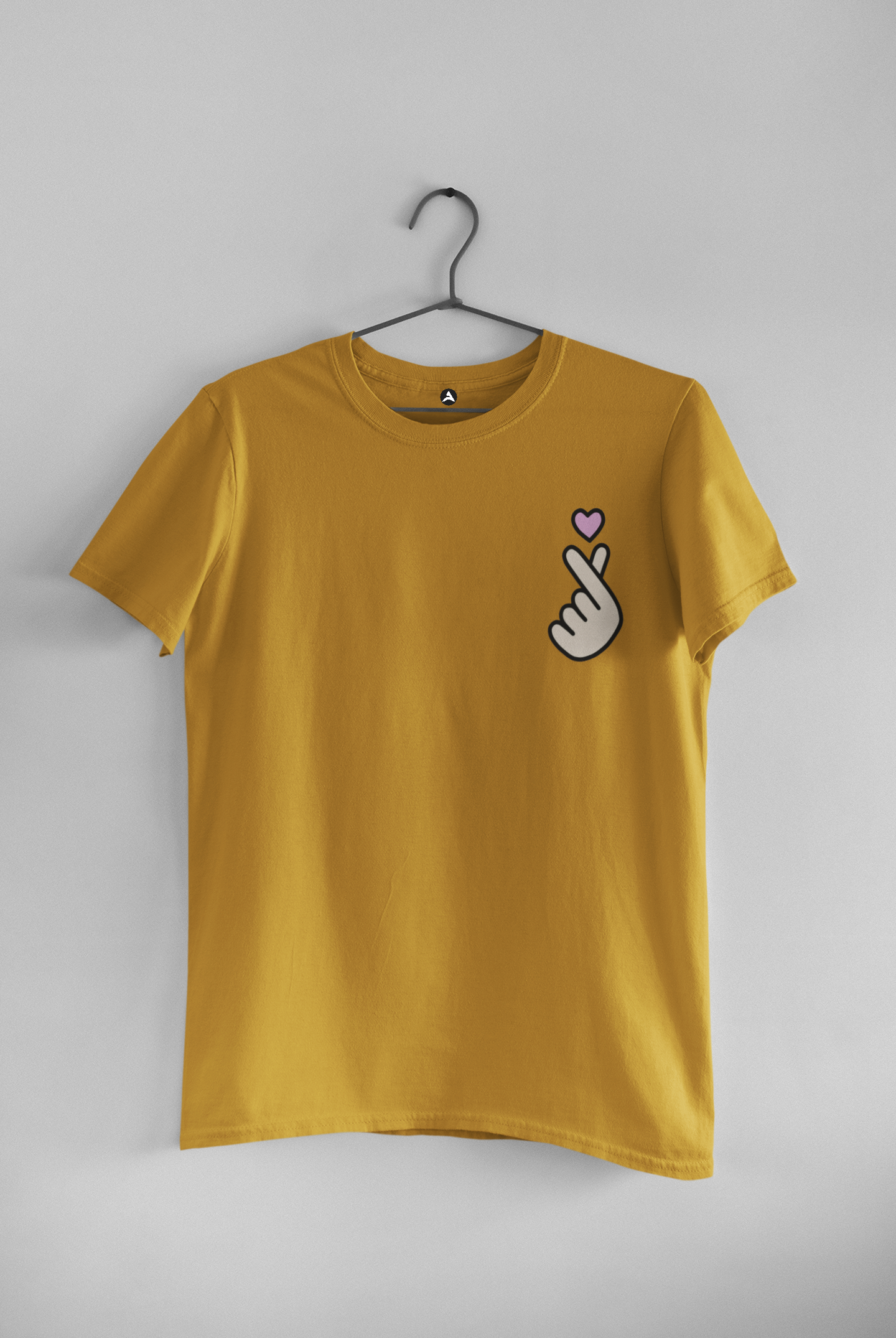 Saranghae : BTS -HALF-SLEEVE T-SHIRTS MUSTARD YELLOW