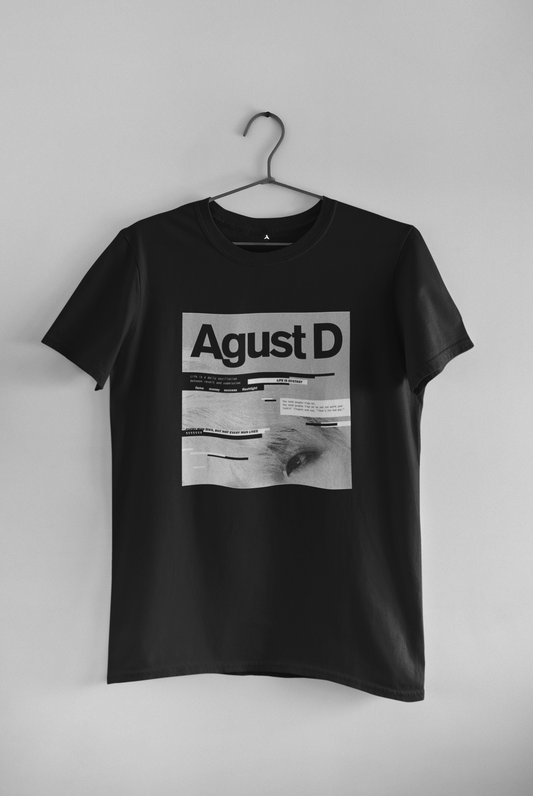 AGUST D ALBUM : BTS-HALF-SLEEVE T-SHIRTS