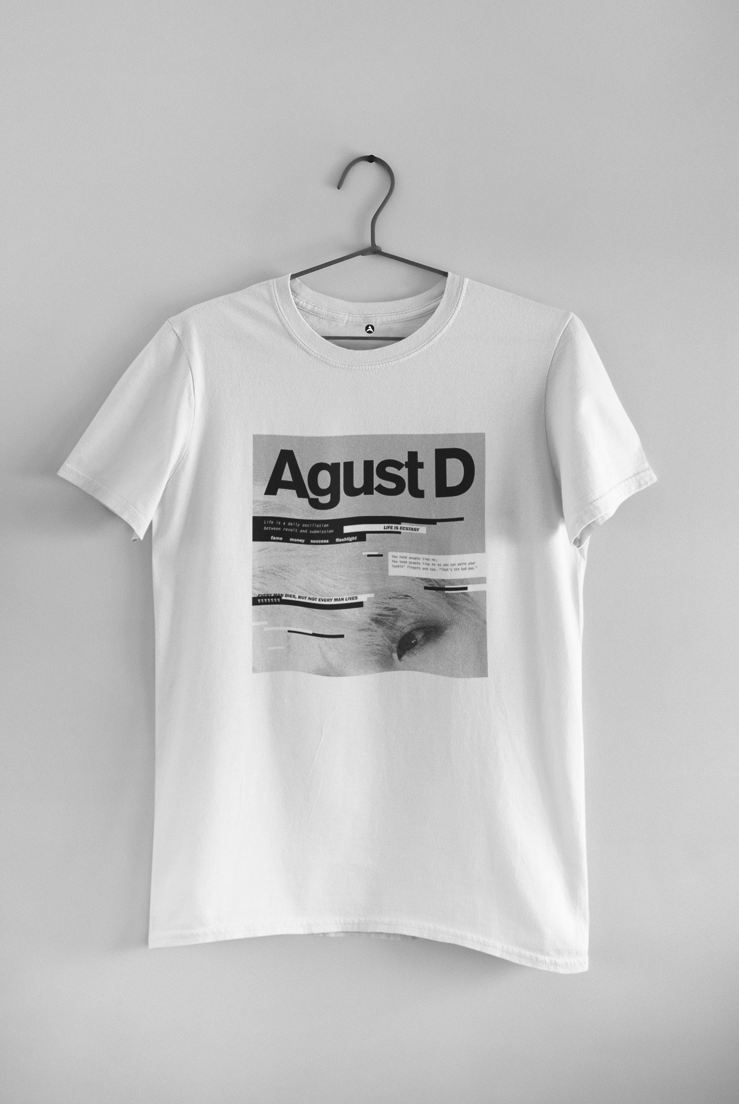 AGUST D ALBUM : BTS-HALF-SLEEVE T-SHIRTS