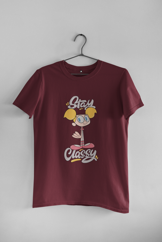 STAY CLASSY : Dexter's Laboratory - HALF-SLEEVE T-SHIRTS