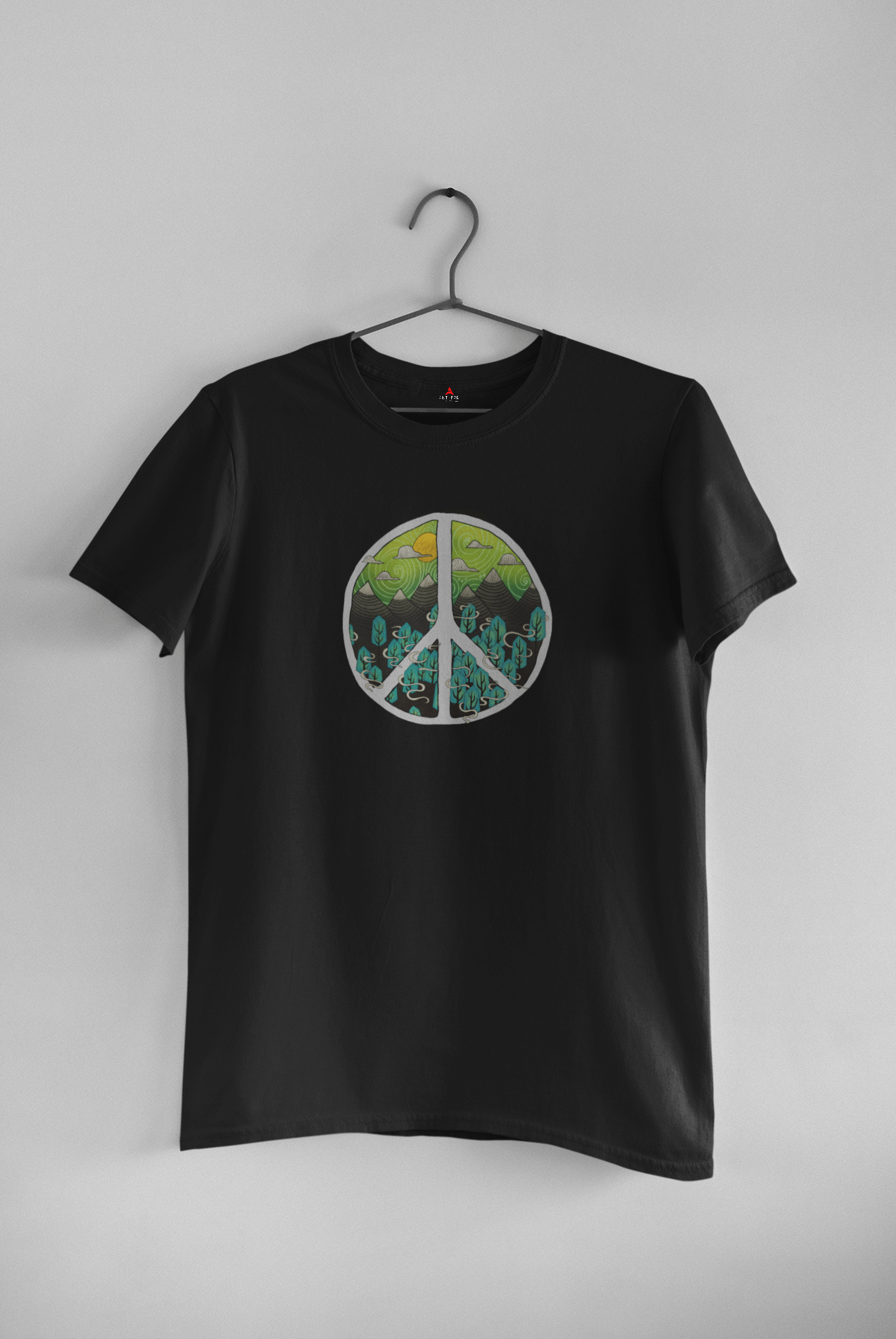 NATURAL PEACE : HALF SLEEVE T-SHIRT