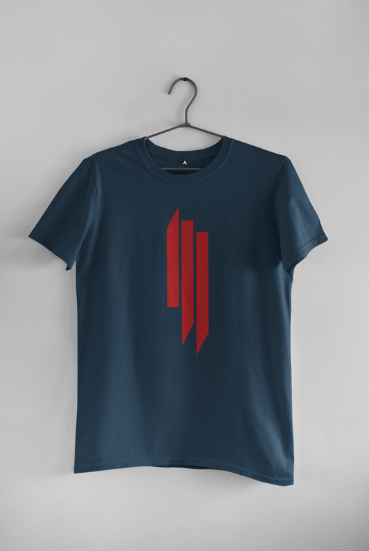 Skrillex : DJ - HALF-SLEEVE T-SHIRT'S NAVY BLUE