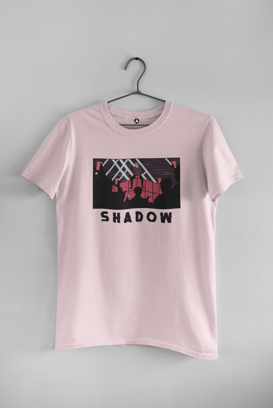 SHADOW : BTS - HALF-SLEEVE T-SHIRTS BABY PINK