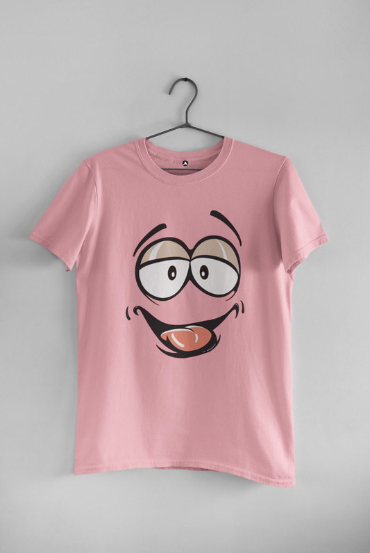LAUGHING FACE : HALF-SLEEVE T-SHIRTS