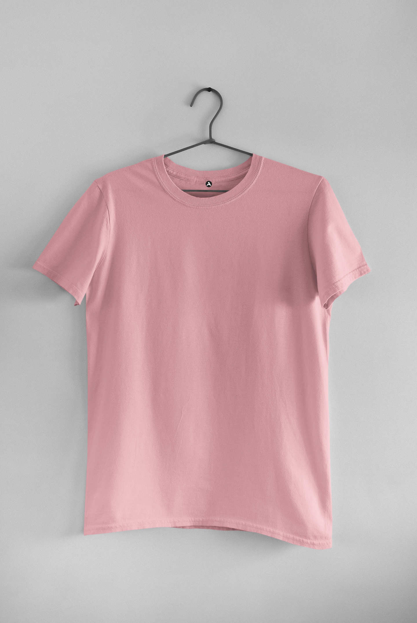 BASIC LIGHT PINK HALF-SLEEVE T-SHIRTS