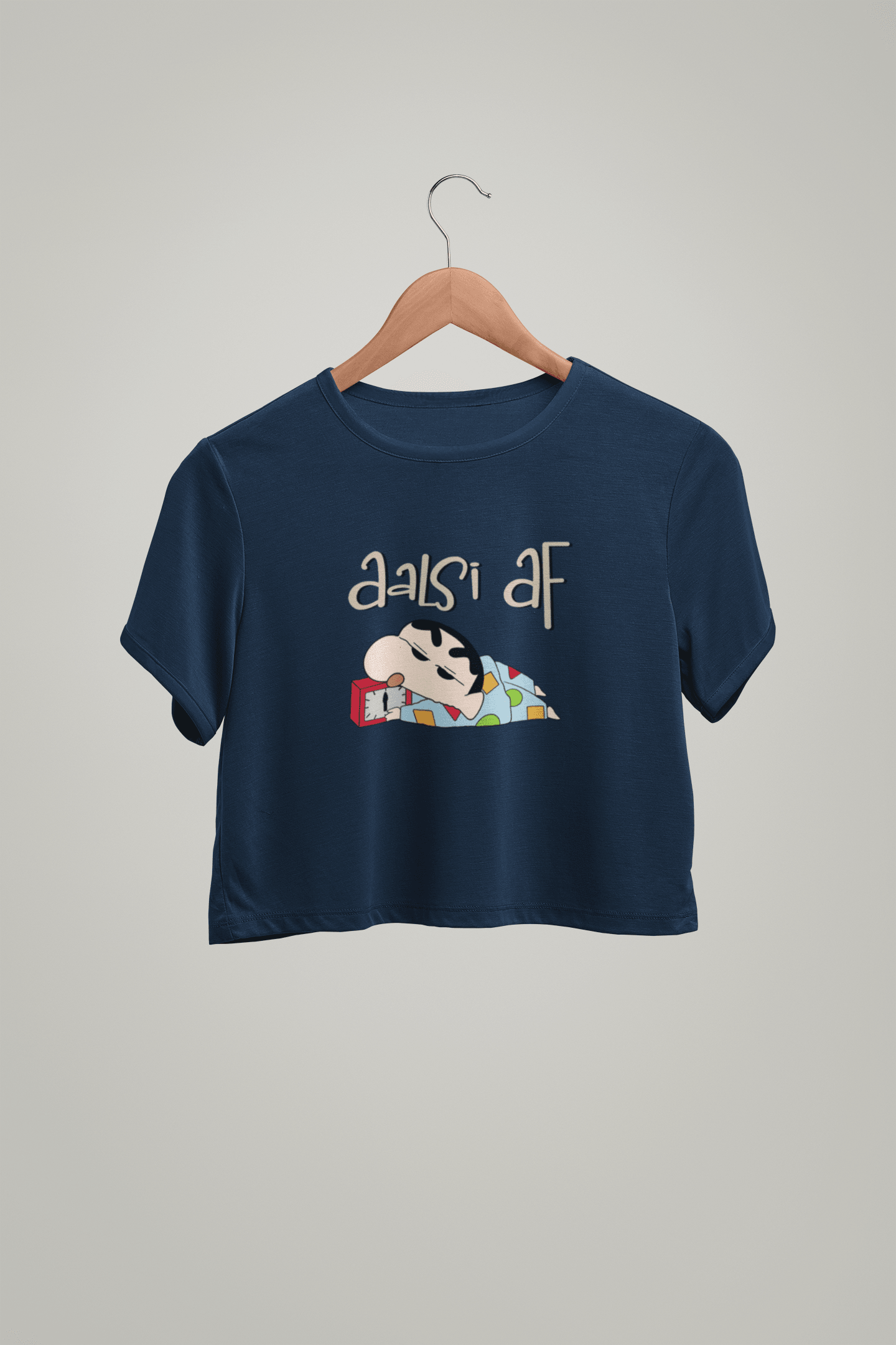 " AALSI AF " -HALF-SLEEVE CROP TOPS