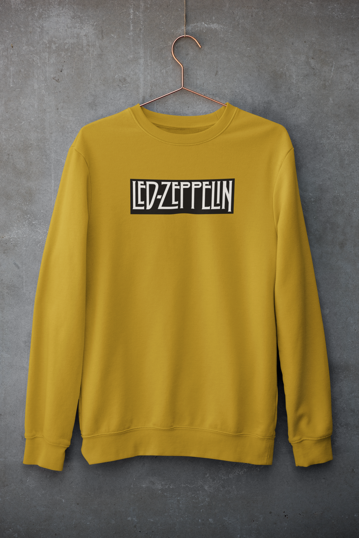 LED-ZEPPELIN - WINTER SWEATSHIRTS YELLOW