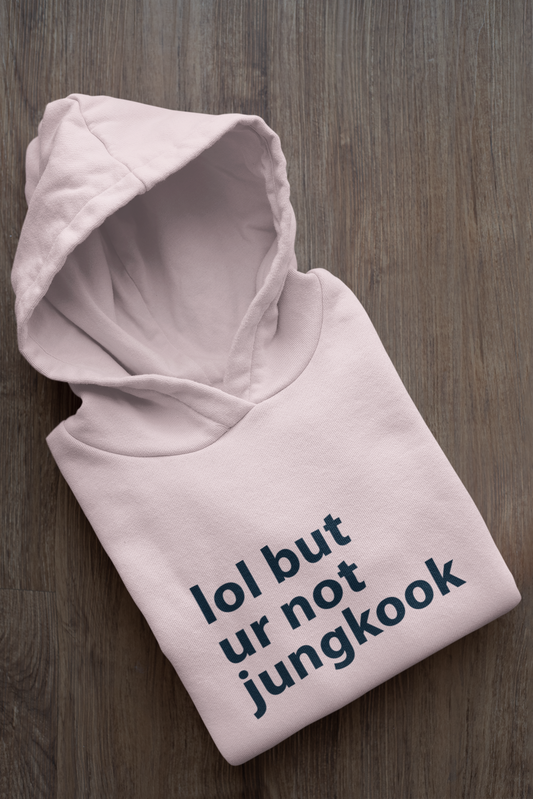 lol but ur not Jungkook: BTS - WINTER HOODIES LIGHT PINK