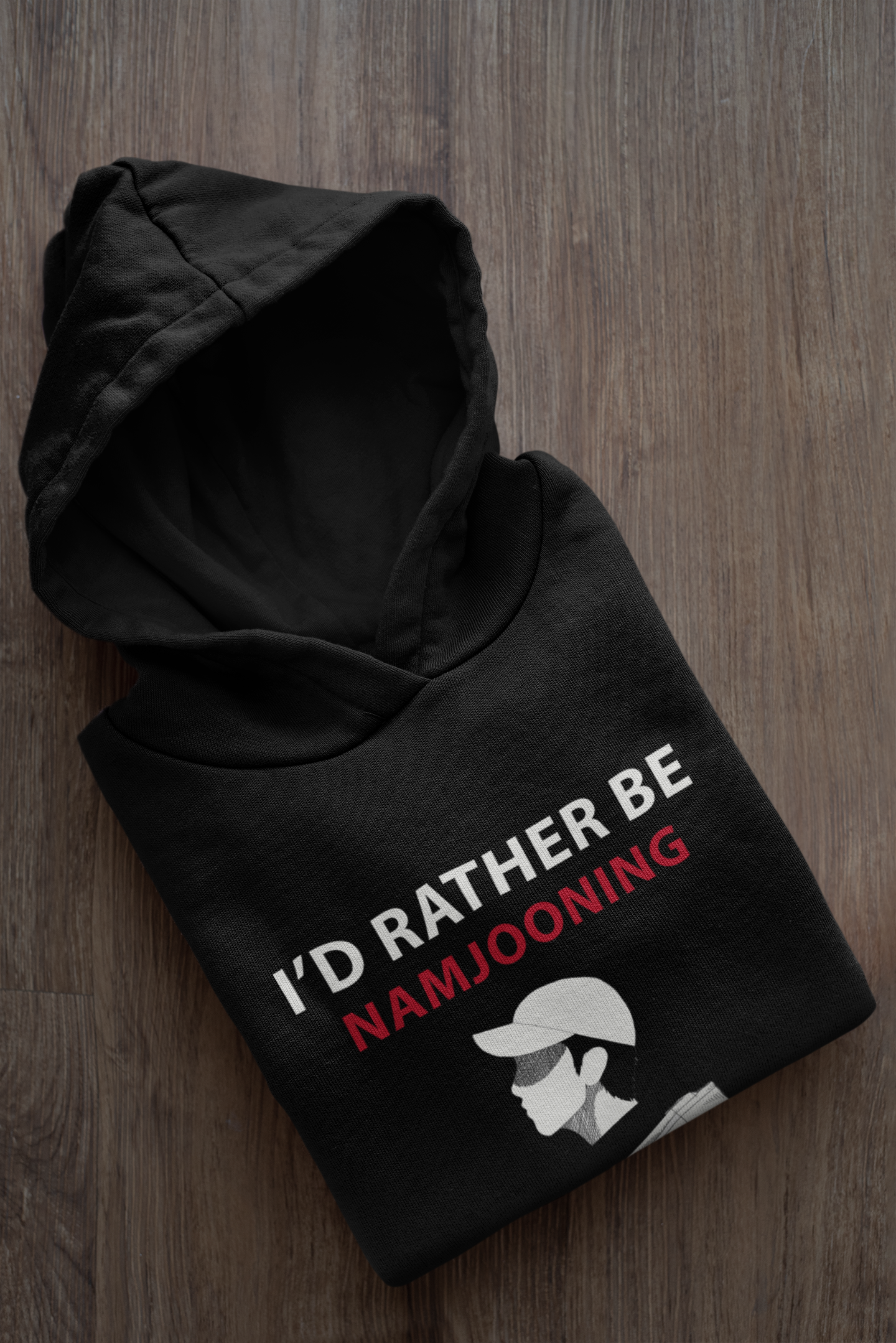I'd rather be Namjooning: BTS - WINTER HOODIES BLACK