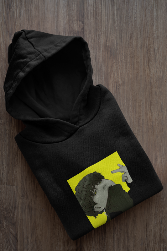 SUGA : BTS- WINTER HOODIES BLACK