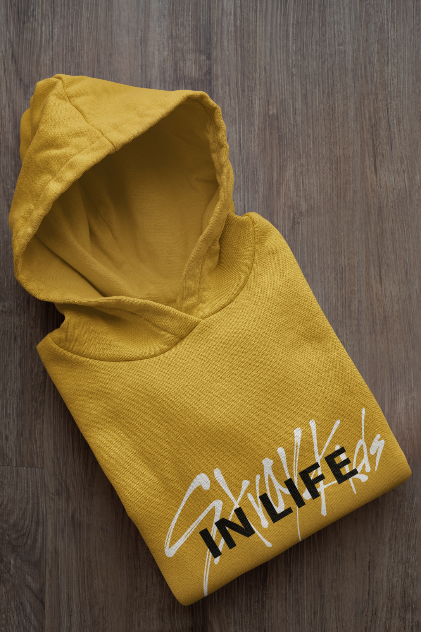 In Life: Stray Kids - Winter Hoodies MUSTARD YELLOW