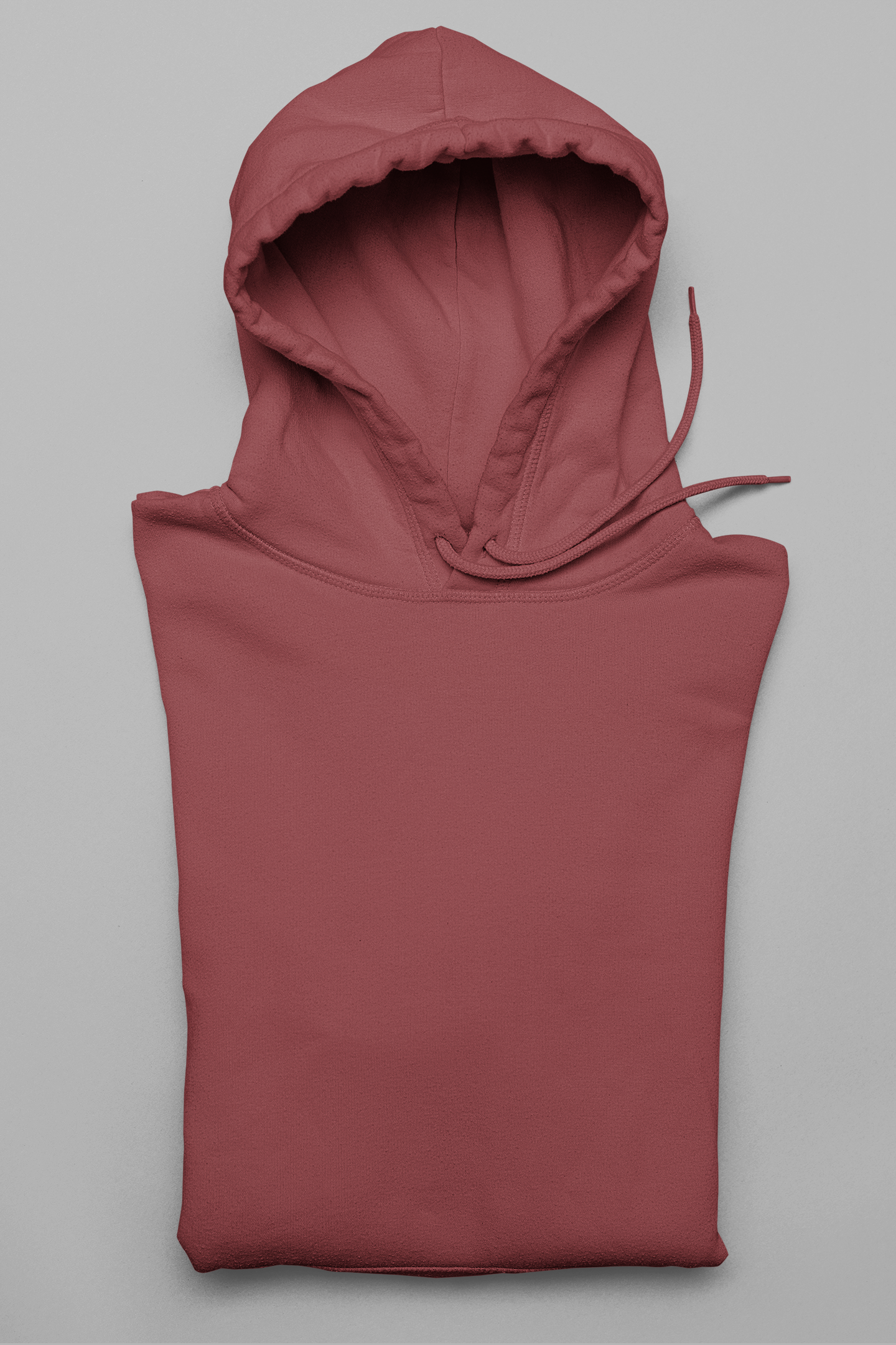 Basic Coral Red Winter Hoodies