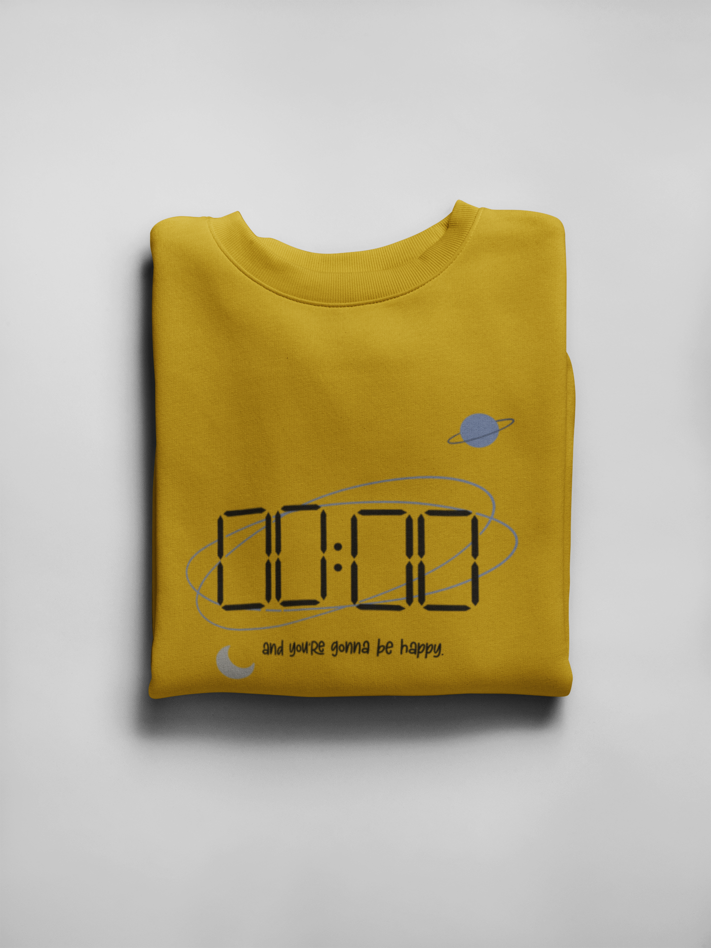 Zero O' Clock- And you're gonna be happy : BTS - Winter Sweatshirts MUSTARD