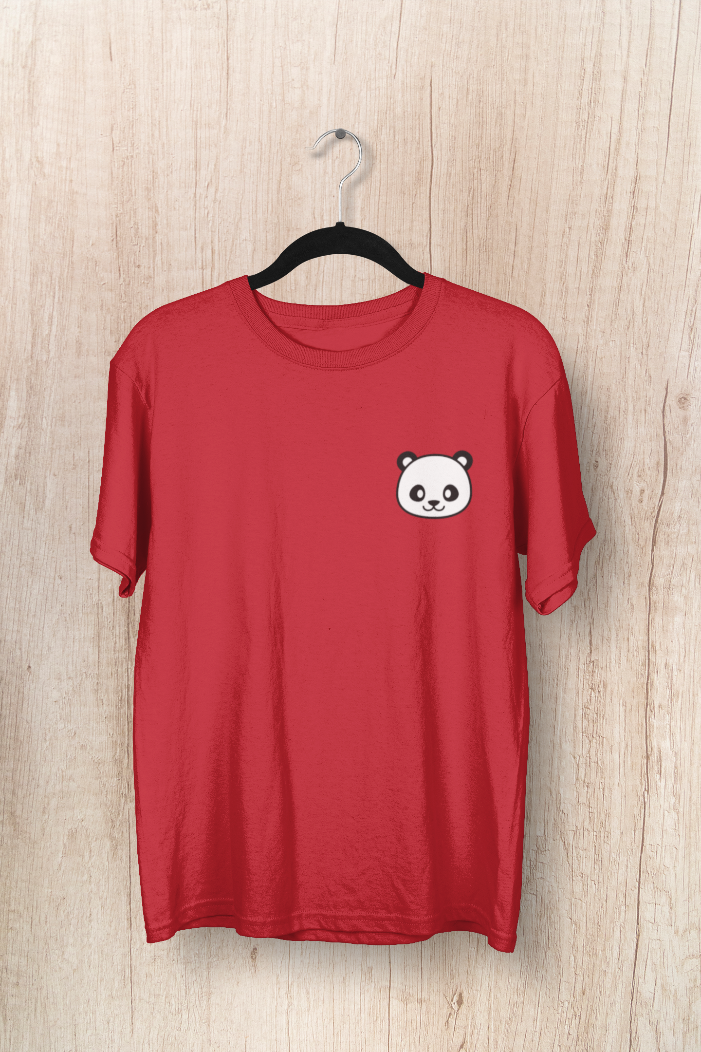 " CUTE PANDA " - HALF-SLEEVE POCKET DESIGN T-SHIRTS