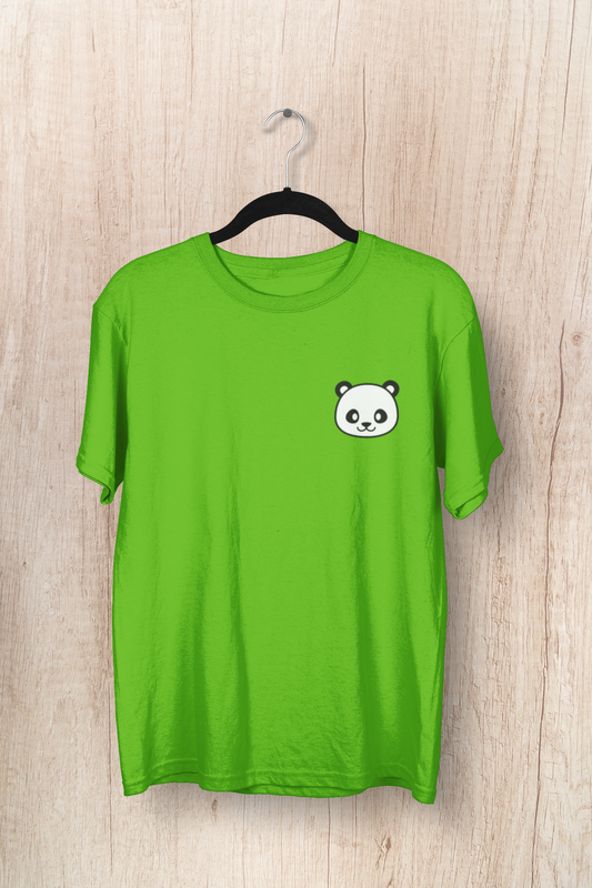 " CUTE PANDA " - HALF-SLEEVE POCKET DESIGN T-SHIRTS
