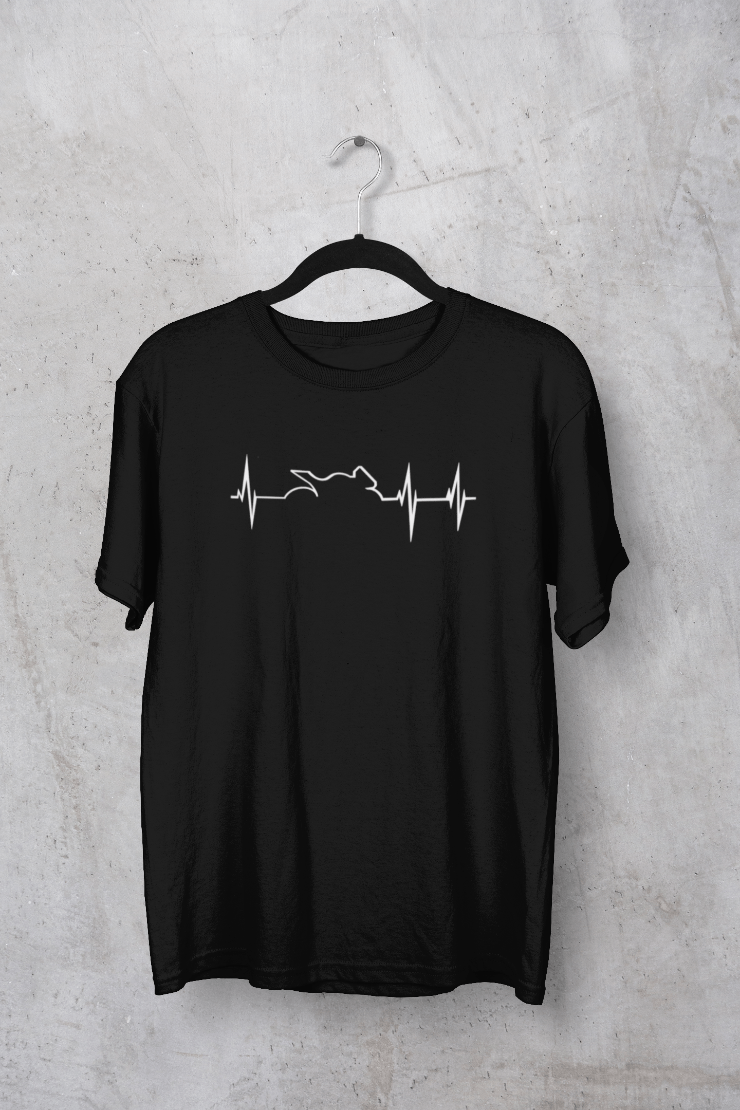 " HEARTBEAT STRIKES ON BIKING " HALF-SLEEVE T-SHIRTS