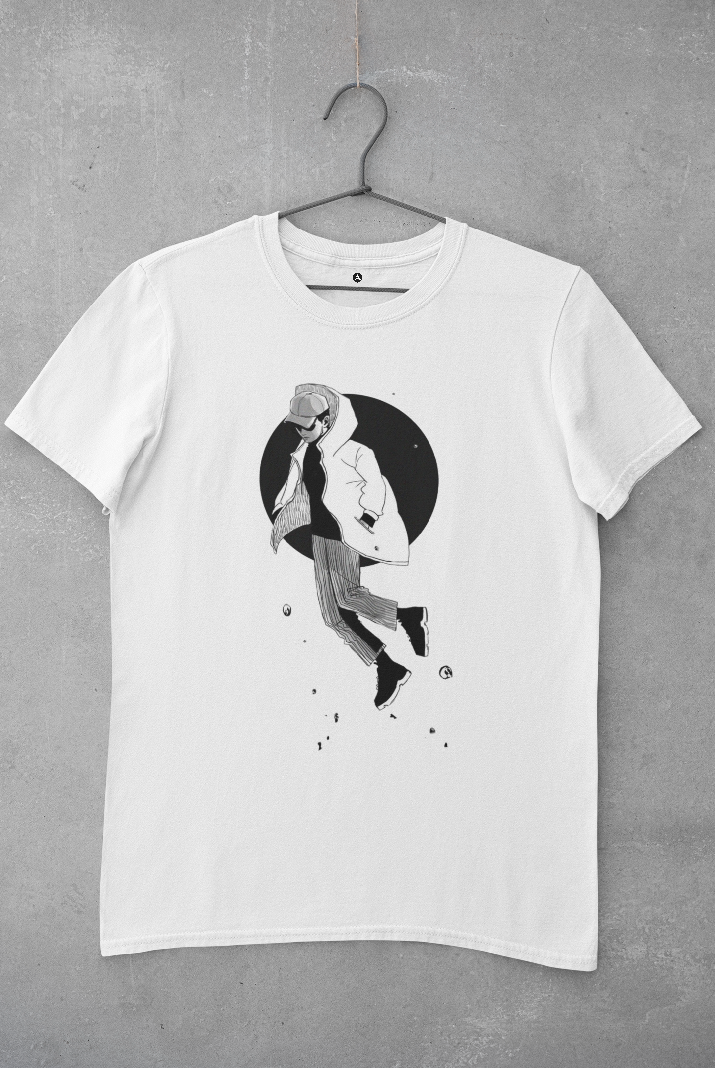 RM MONO FOREVER RAIN : BTS - HALF-SLEEVE T-SHIRTS WHITE